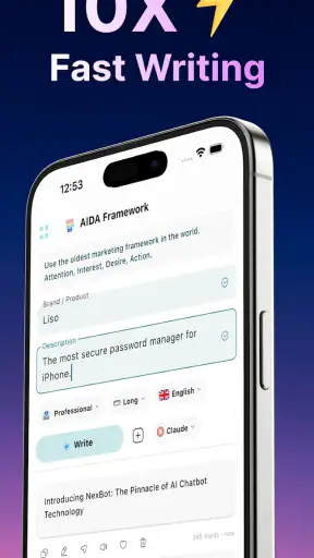 NexBot AI: Writing Assistant screenshot