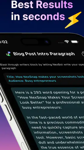 NexBot AI: Writing Assistant screenshot