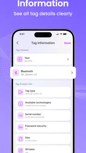 NFC Reader & Writer Plus screenshot