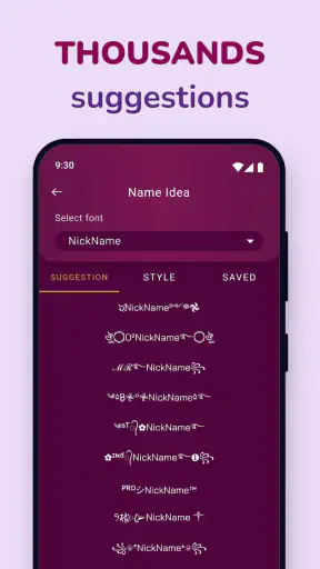 Nickname Maker: Name Generator screenshot