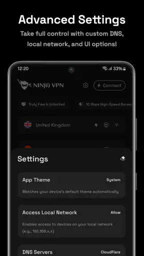 Ninja VPN - Fast & Secure VPN screenshot