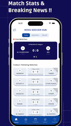 Nova Soccer Hub screenshot