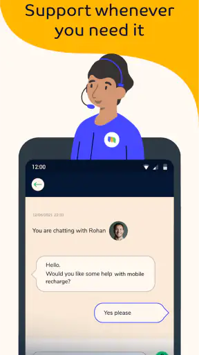 NOW Money: mobile bank account screenshot
