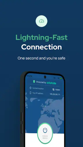 Octohide VPN - سريع وآمن screenshot