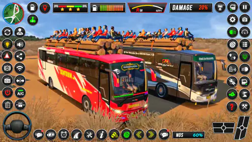 Offroad Bus Sim Driving Game screenshot