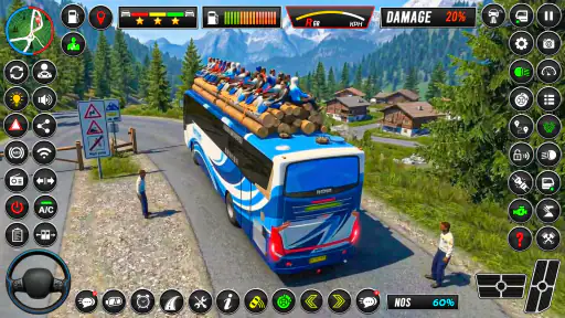 Offroad Bus Sim Driving Game screenshot