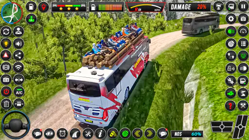 Offroad Bus Sim Driving Game screenshot