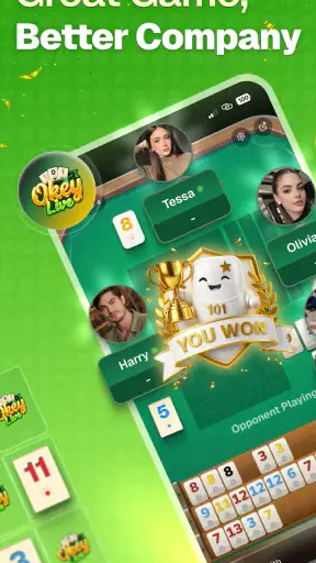 Okey Live: Rummy Board Game screenshot
