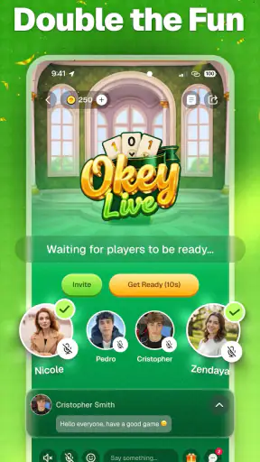 Okey Live: Rummy Board Game screenshot