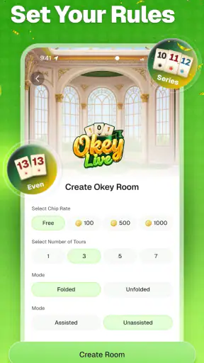 Okey Live: Rummy Board Game screenshot