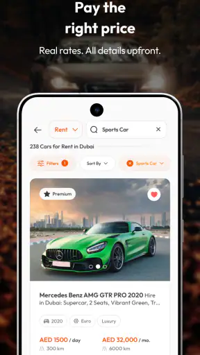 OneClickDrive Car Marketplace screenshot