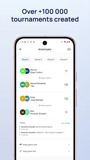 PadelFast - Americano Padel screenshot
