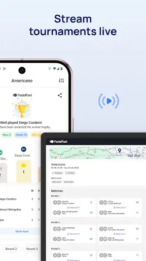 PadelFast - Americano Padel screenshot