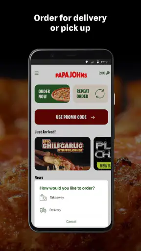 Papa Johns Pizza UAE screenshot