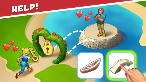 Park Town:Match 3 with a story screenshot
