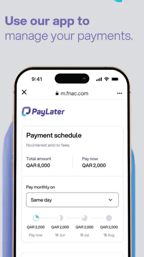 PayLater - Split in 4 payments screenshot
