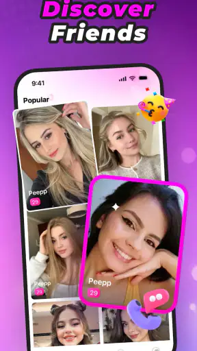 Peepp - Chat, Share and Call screenshot