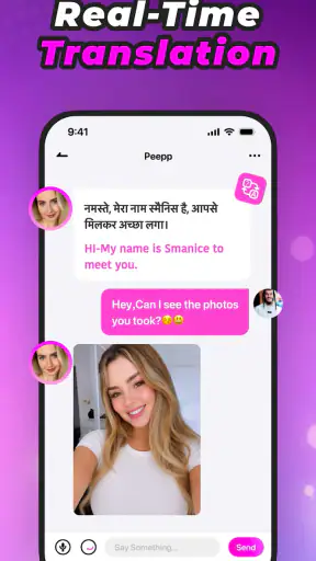 Peepp - Chat, Share and Call screenshot