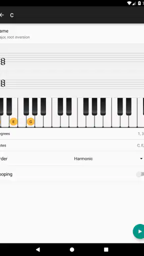Piano Chords and Scales screenshot