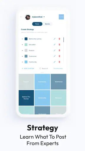 Plann: Preview for Instagram screenshot