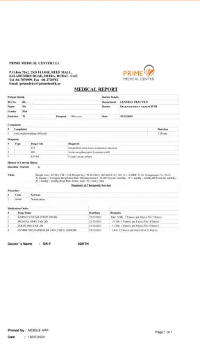 Primehealth ME screenshot