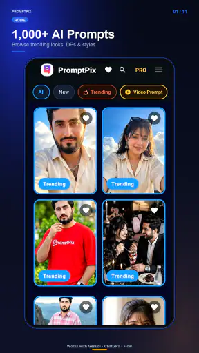 PromptPix -AI Prompt Generator screenshot