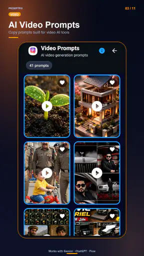 PromptPix -AI Prompt Generator screenshot
