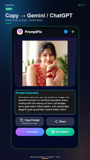 PromptPix -AI Prompt Generator screenshot