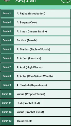 Quran  Amharic screenshot