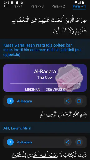 Quran Oromo - Oromoo Quran screenshot