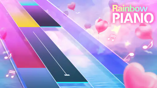 Rainbow Piano: لعبة الموسيقى screenshot