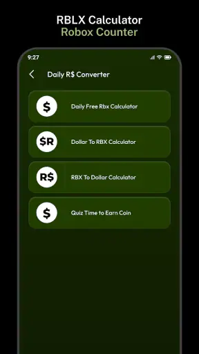 RBLX Calculator -Robox Counter screenshot