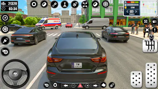 Real Car Driving School Games screenshot