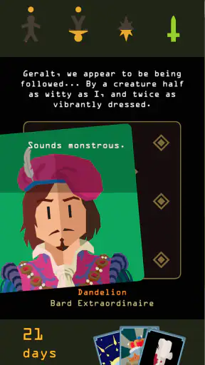 Reigns: The Witcher screenshot