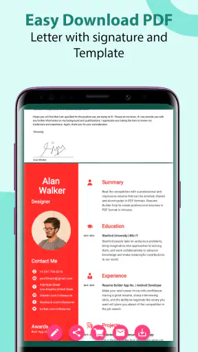 Resume Builder - CV Maker App screenshot