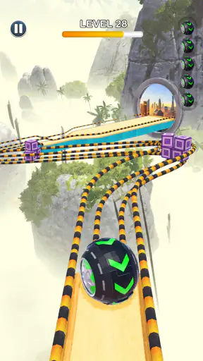 Rolling Ball Sky Escape screenshot