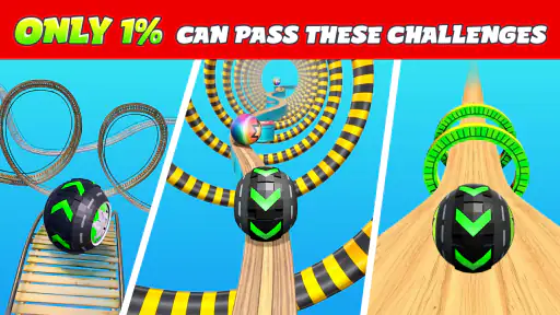 Rolling Ball Sky Escape screenshot