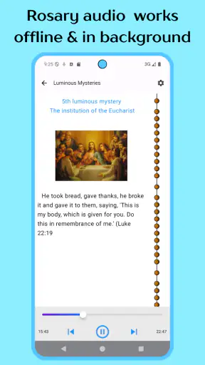 Rosary Prayer Audio With Beads screenshot