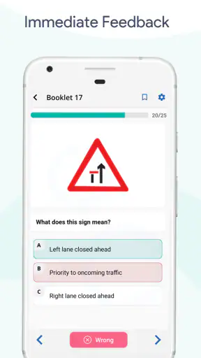 RTA Driving Test - UAE Theory screenshot