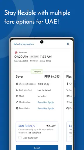 Sastaticket.pk | أفضل الرحلات screenshot