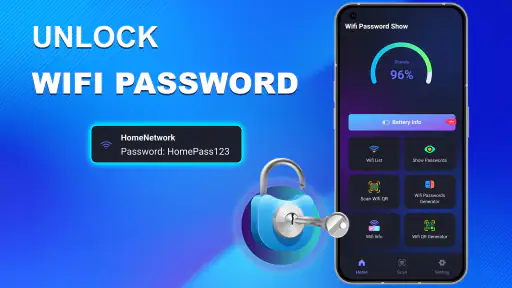 Show WiFi Password & WiFi List screenshot