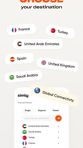 Simly - eSIM Internet Plans screenshot