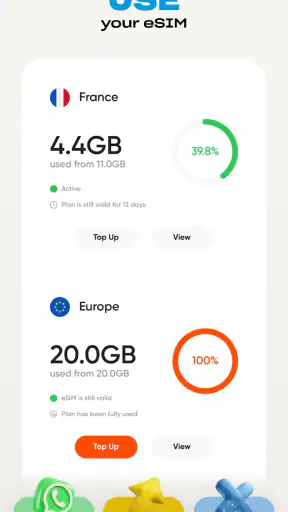 Simly - eSIM Internet Plans screenshot