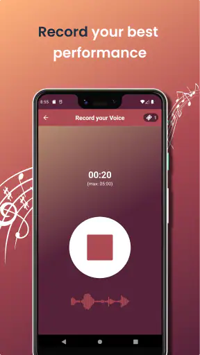 Sing2Notes - Sheet from Vocals screenshot