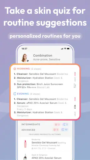 Skincare Routine: FeelinMySkin screenshot