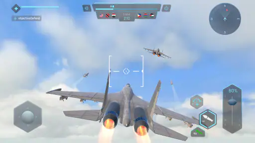 Sky Warriors:لعبة معارك طائرات screenshot
