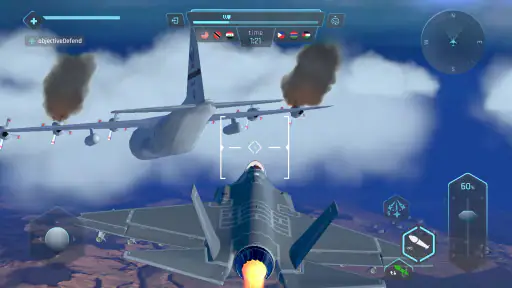 Sky Warriors:لعبة معارك طائرات screenshot