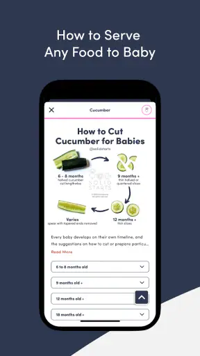 Solid Starts: Baby Food App screenshot