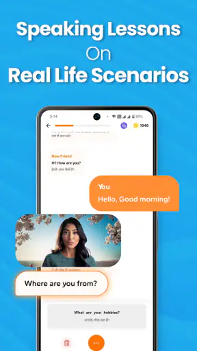 SpeakX - English Speaking App screenshot
