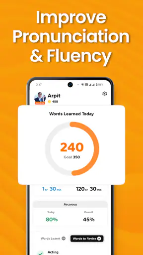 SpeakX - English Speaking App screenshot